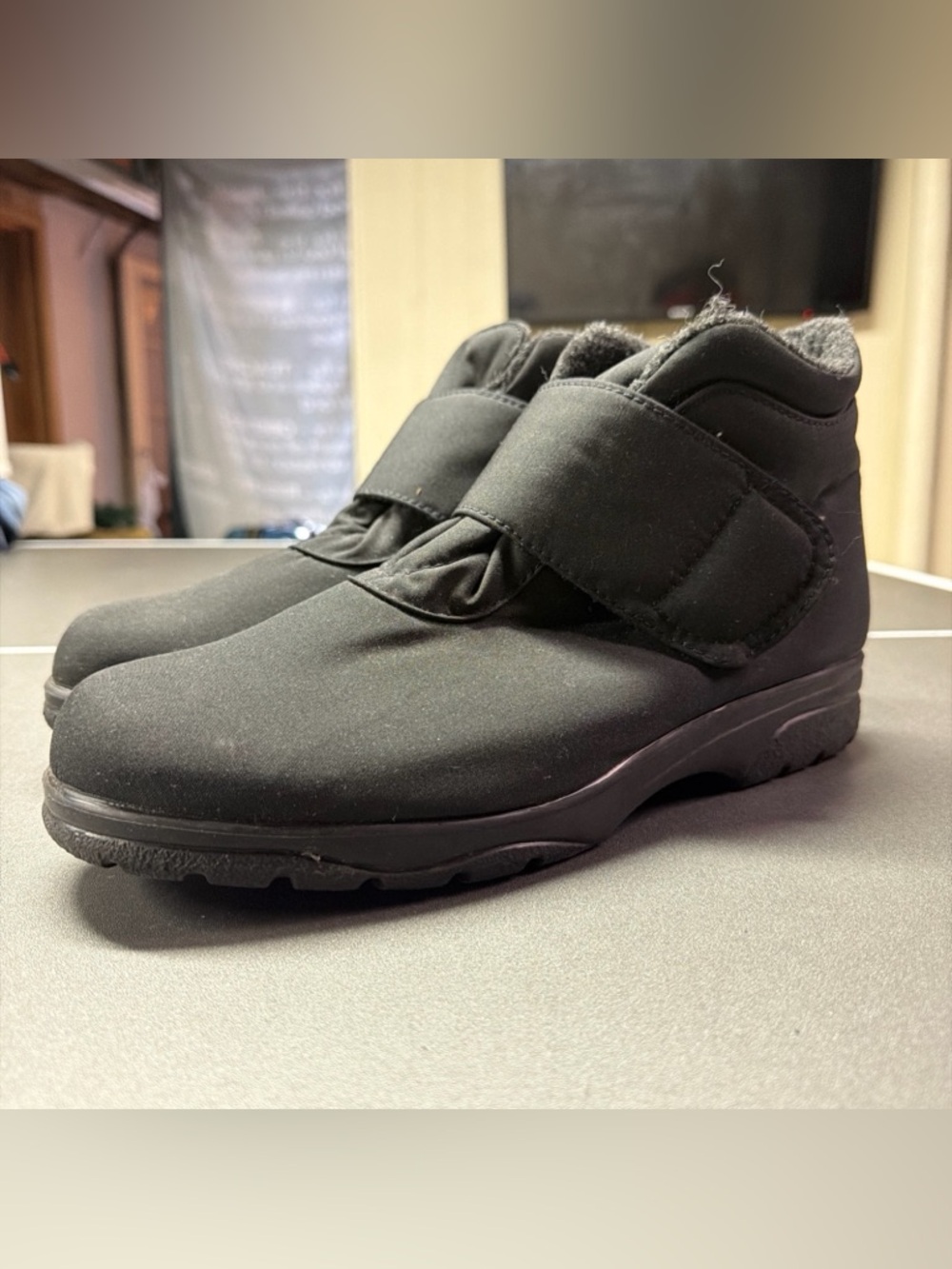 Toe Warmers Boots Womens Size 12 Black‎ Winter Ankle Shoes Fleece Lined Canada